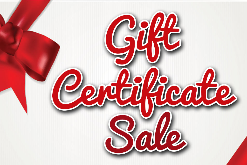 Holiday Gift Certificate Sale - Jacksonville Beach