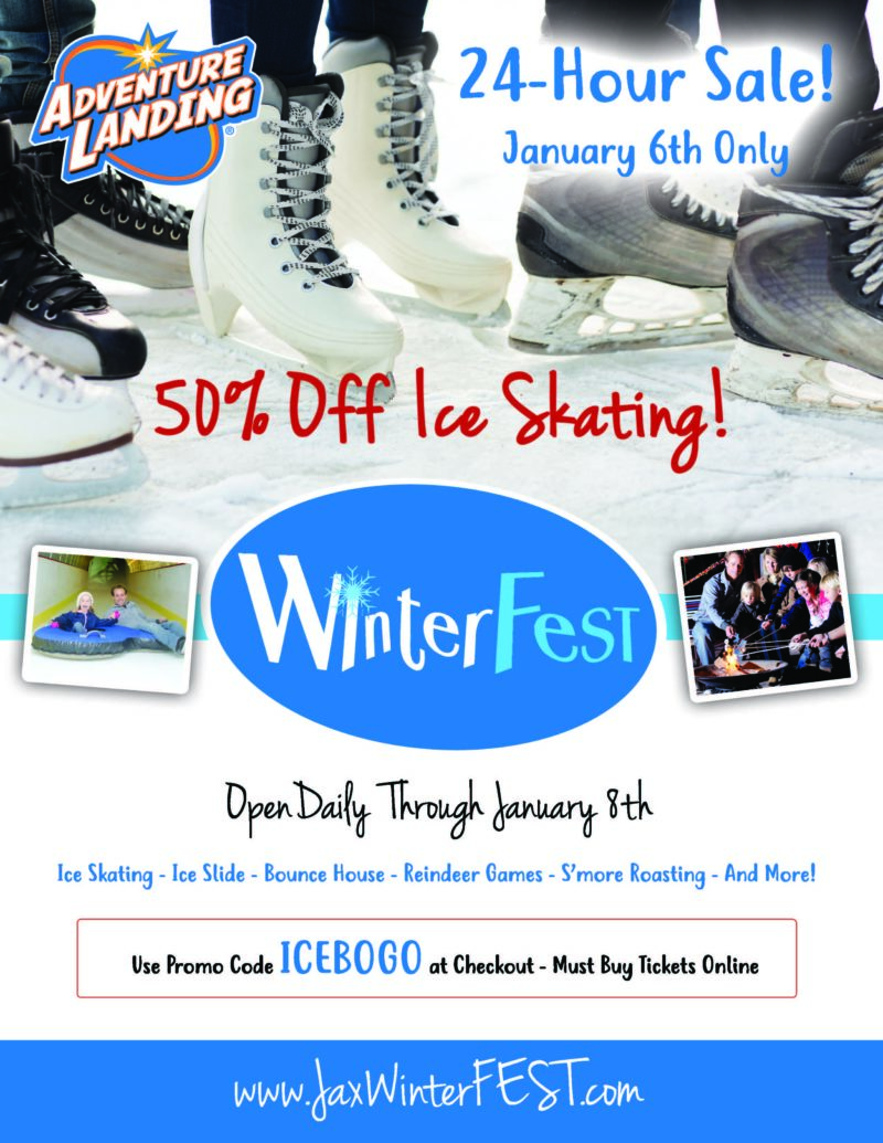 WinterFEST Ice Skating Sale Jacksonville Beach