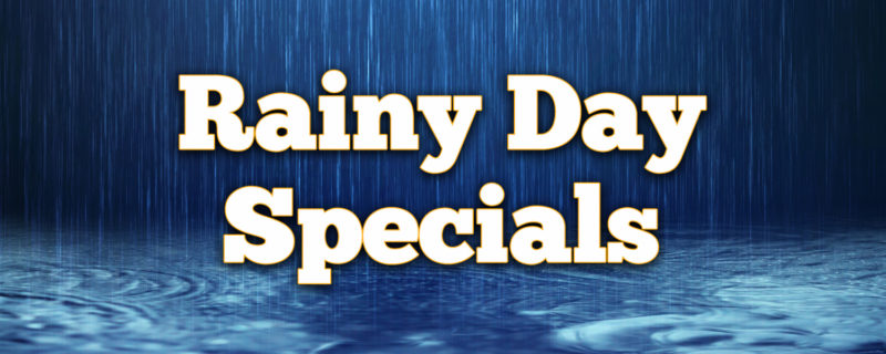 Rainy Day Specials - Jacksonville Beach